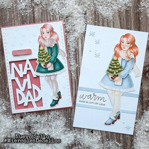PNG Tania. Sellos digitales, digi stamp, digital stamp, tarjetería, scrapbooking, cardmaking, manualidades, navidad, christmas, xmas, árbol