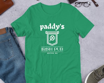 Paddys Irish Pub - St. Patricks Tag Shirt - St, Pattys Shirt - Unisex T-Shirt