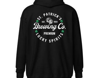 St. Patrick's Day - Shamrock - Unisex heavy blend zip hoodie