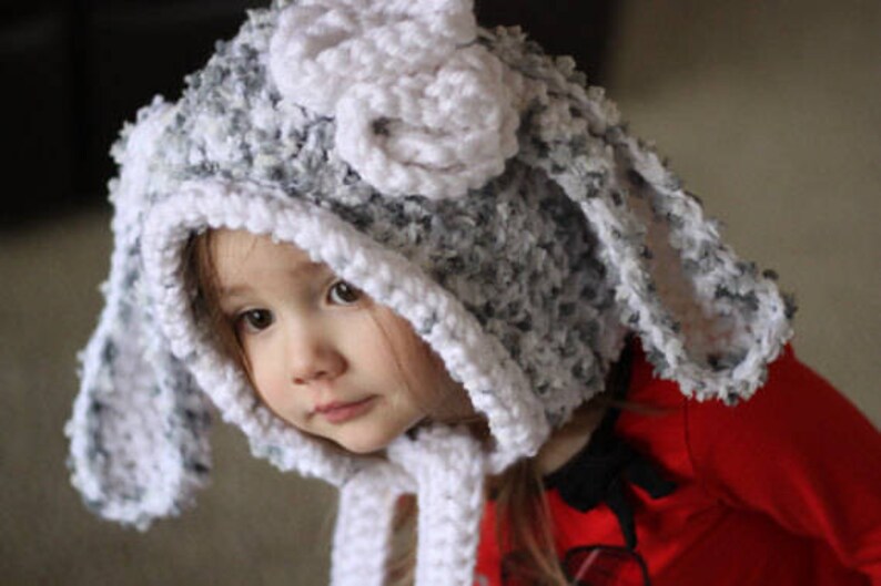Knitting and Crochet PATTERN Hop Bunny Hood Crocheted Bunny - Etsy