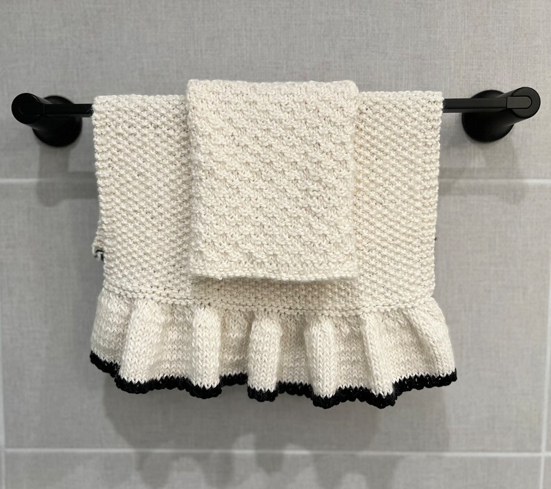 PDF Kitchen Towelknitting Pattern Bathroom Towel Hand Towel Etsy