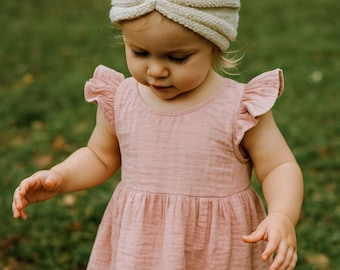 Strickmuster für Baby-Turbane: Einfache Anfänger Strickanleitung (PDF-Muster, 0-24 Monate)