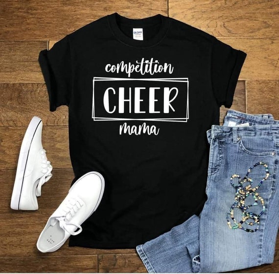 Cheer Mama, Cheer Mom, Box Styel, Cheerleading Shirt, Spirit wear, Gift for mom