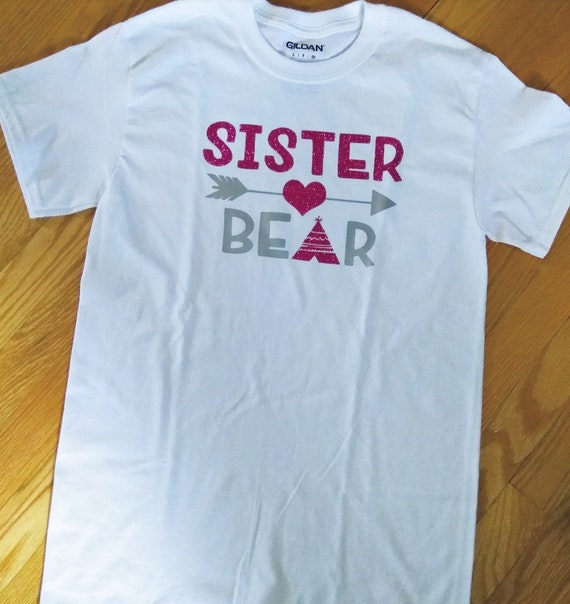 Big Sister Bear Shirt Arrow And Heart Big Sister Bear Shirt Arrow And Heart