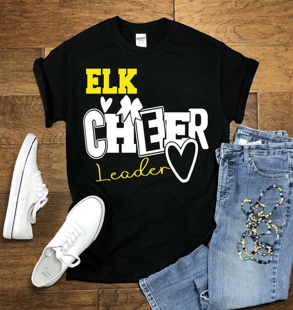 Cheerleading Shirt, Cheer Gifts, Cheer Mascot, Game Day, Sideline Cheer, All-star Cheer, Football Cheer, Spirit Wear, School Spirit Cheer