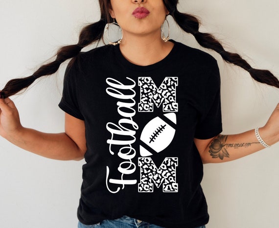 Cheetah Print Football Mom Shirt, Animal Print, Football Mom, Cheetah Print, Gifts for Mom, Coaches gifts, Varsity, High School Football