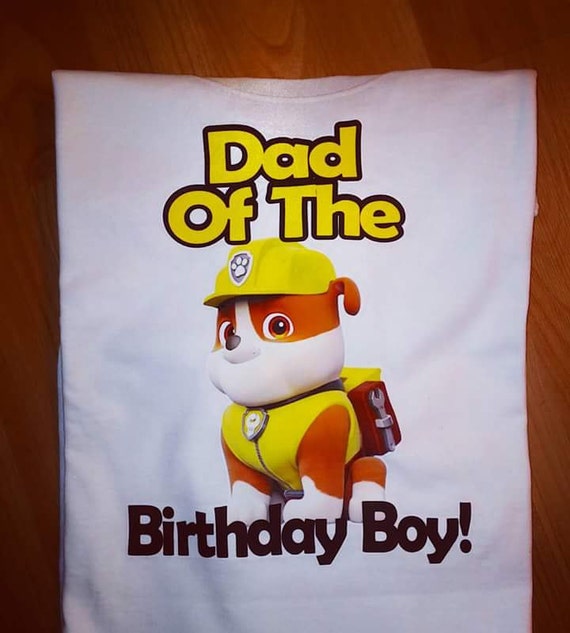 Paw Patrol T-shirt Dad/mom of the 