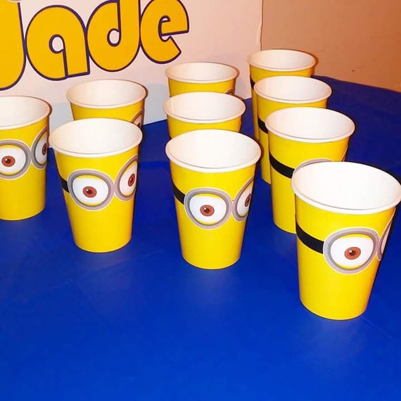 Minion/ Dispicable Me Party Cups