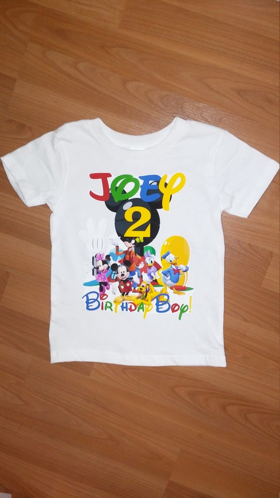 Mickey Mouse Clubhouse Birthday Tshirt