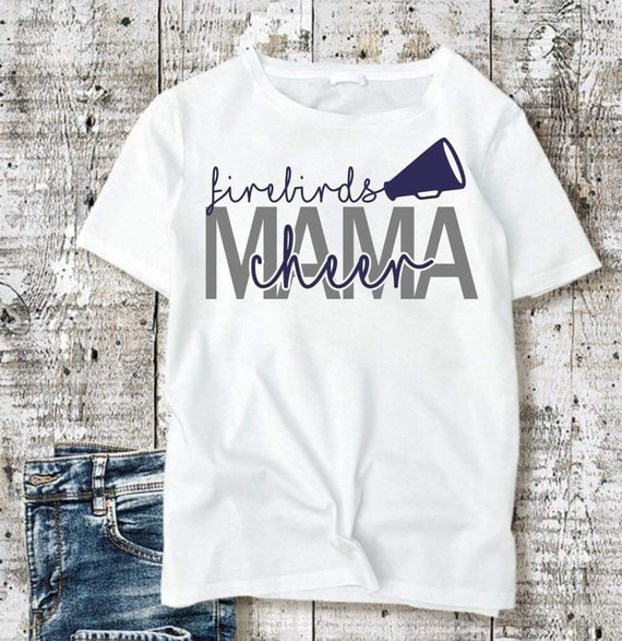 Mascot Cheer Mama with Megaphone| Cheer Mom Shirt| Cheer Spirit| Coaches Gift| Friday| Game Day Shirt| Sideline Cheer| Gifts for Mom Shirt