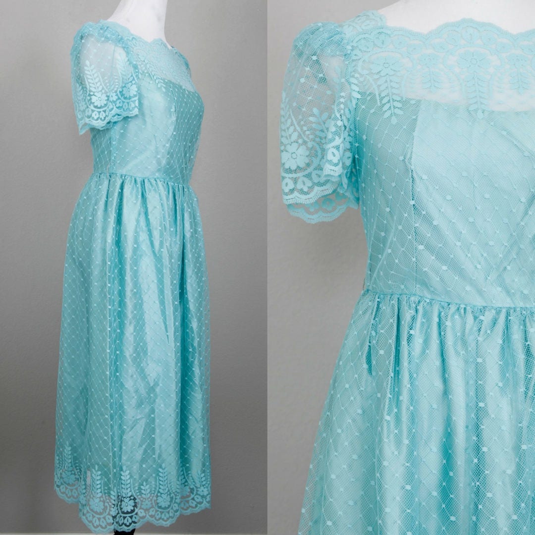 jcpenney green lace dress