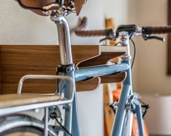 The Ram - Wall Mounted Bicycle Frame Rack (Bike Shelf) (Bike Rack)