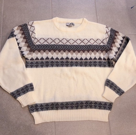 Mens Vintage Ski Sweater Mens Vintage 