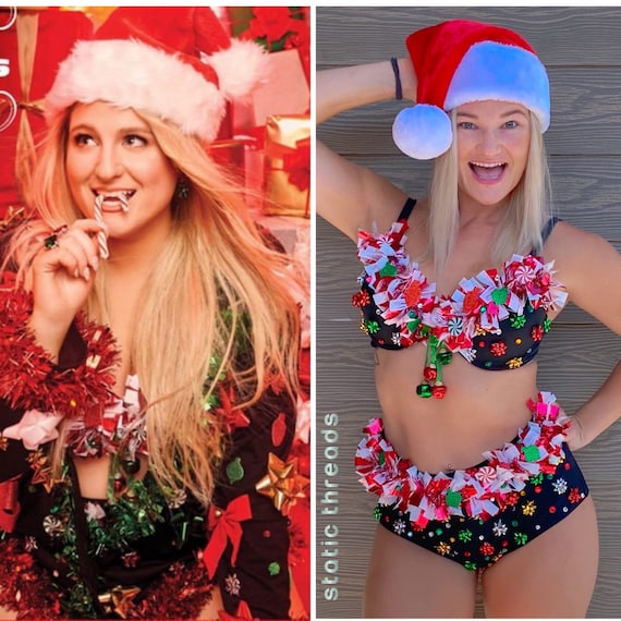 Lingerie Christmas 2022 Christmas Lingerie Meghan Trainer Christmas Lingerie | Etsy Canada