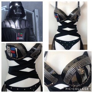 Darth Vader Costume, Darth Vader Bra, Sexy Star Wars Bra, Star Wars