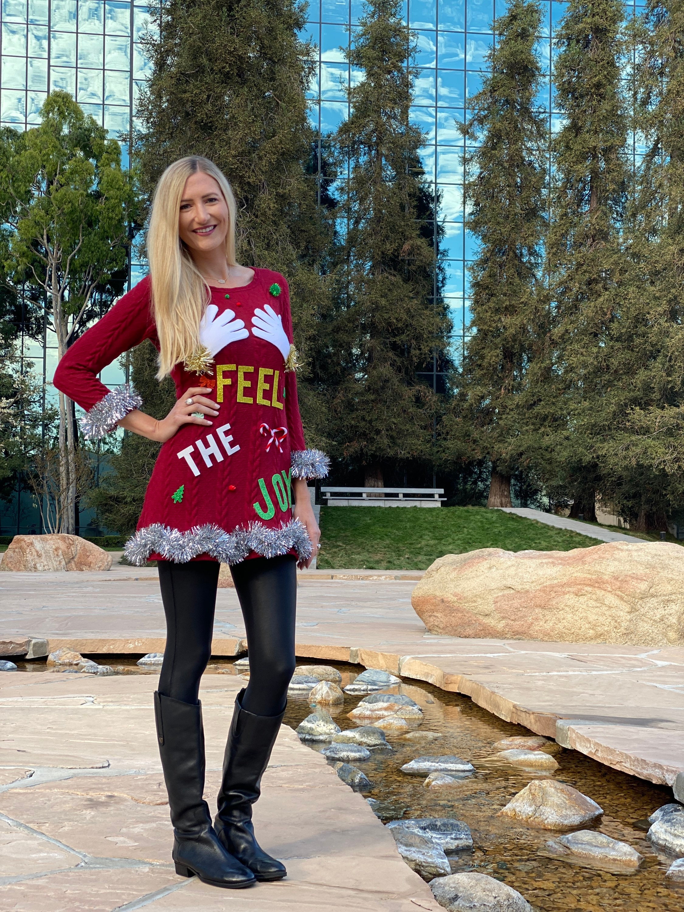 Ugly Christmas Sweater Dress Christmas 