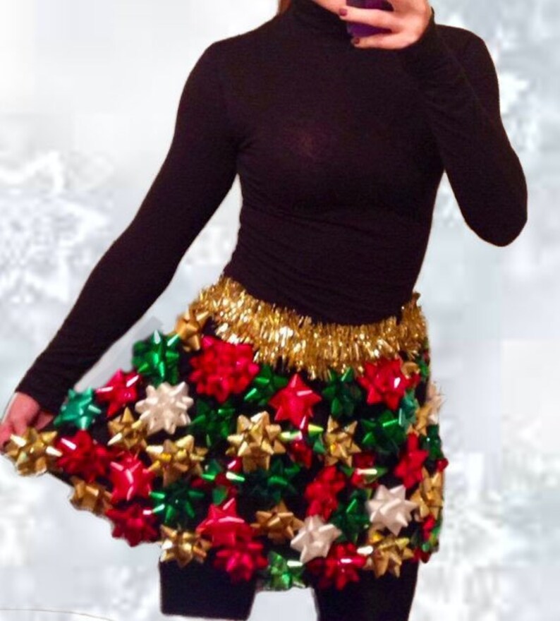 ugly christmas sweater skirt