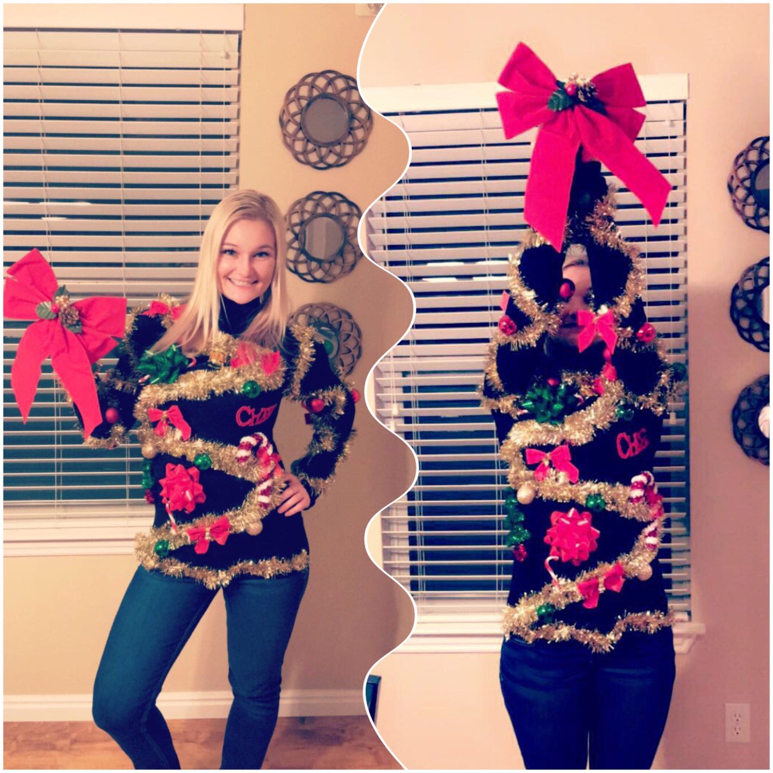 Ugly Christmas Sweater Outfit Womens Ugly Christmas Sweater & Etsy Canada