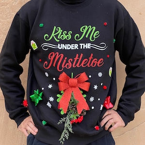Ugly Naughty Christmas Sweater Mens 