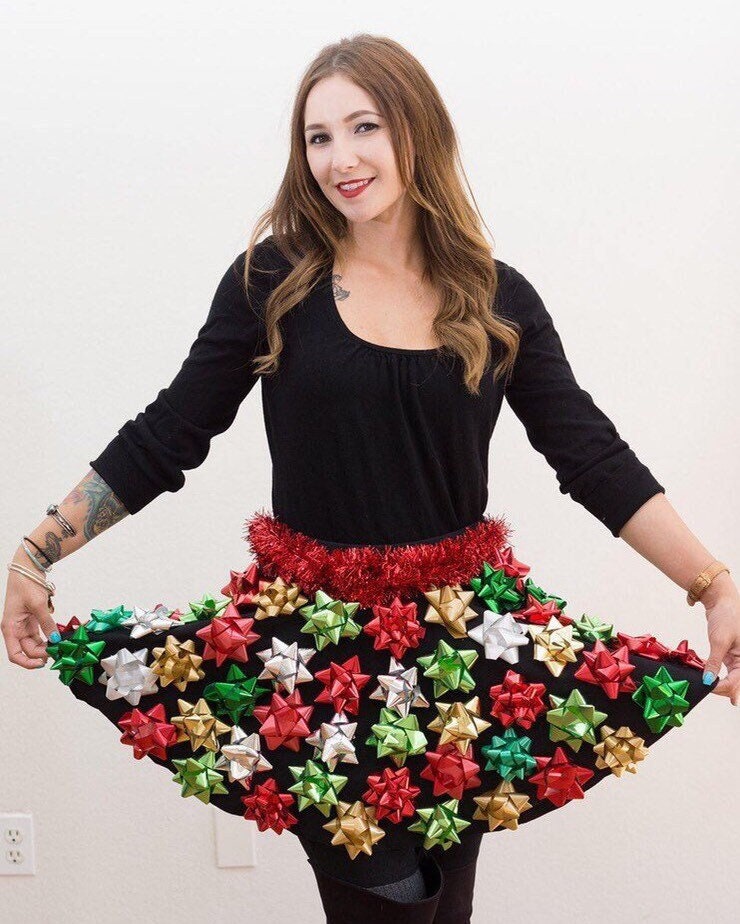 ugly sweater skirt