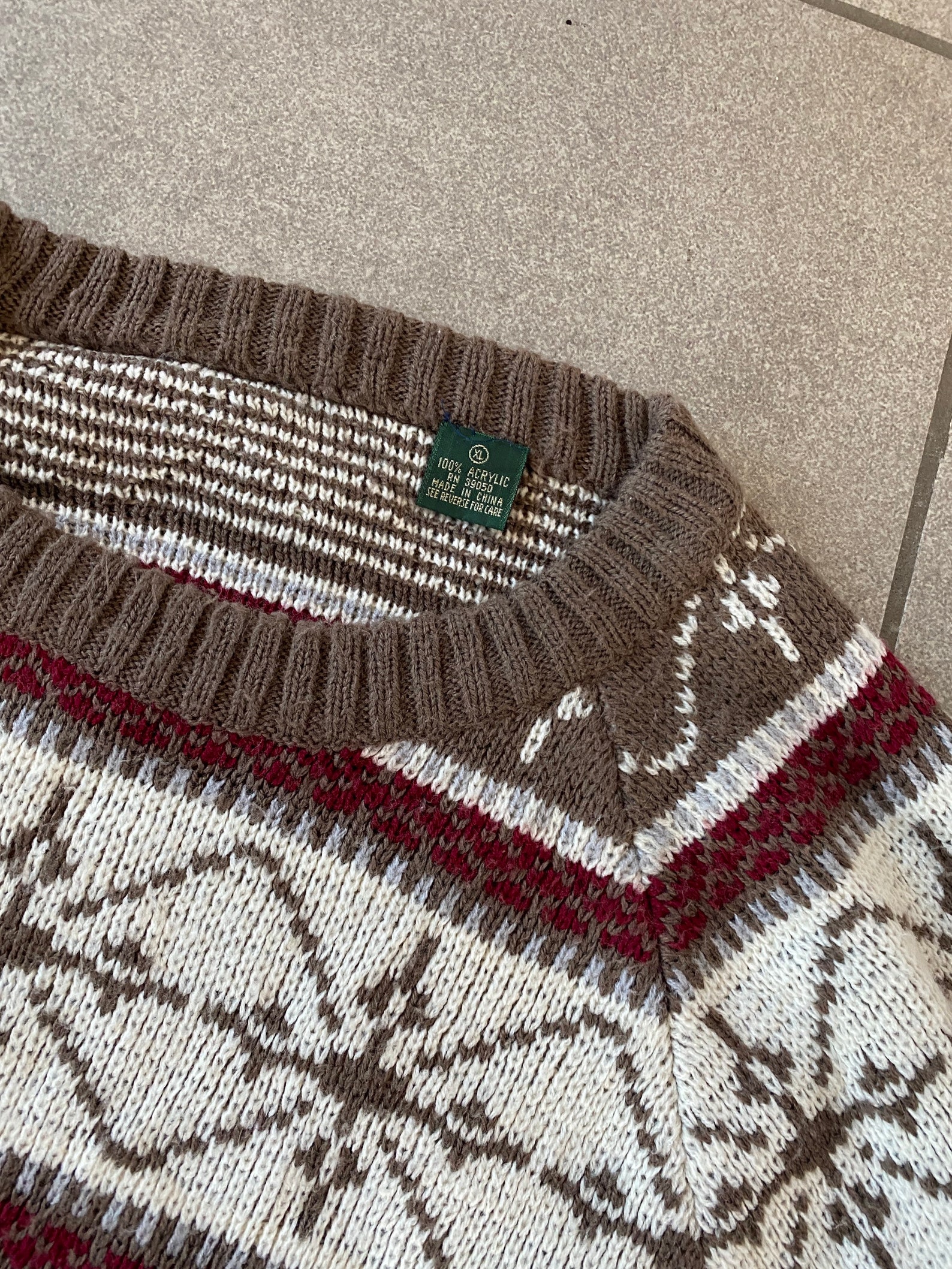 Mens Vintage Ski Sweater Mens Vintage Sweater Size XL Mens Etsy