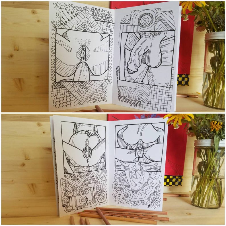 Download Her Dirty Dishes Coloring Book/ Vol 1 Girls Night Out Coloring | Etsy