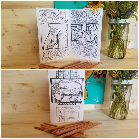 Vol 4 Boys Boys Boys Gay Pride Coloring Book Gay Sex Coloring Book Homosexual Coloring Book Her Dirty Dishes Coloring Book Sexy Men - 