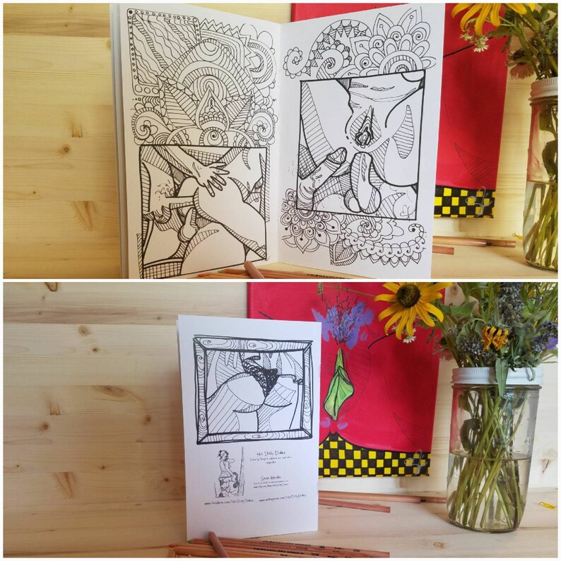 Download Her Dirty Dishes Coloring Book/ Vol 1 Girls Night Out Coloring | Etsy