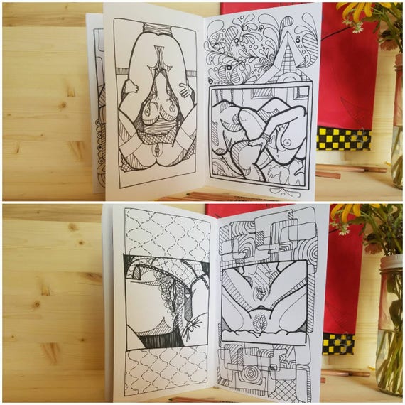Vol 3 Lady Loving/ Gay Pride Coloring Book/ Lesbian Coloring Book/ Adult  Coloring Book/ Adult Lesbian Coloring Book/ Her Dirty Dishes Book