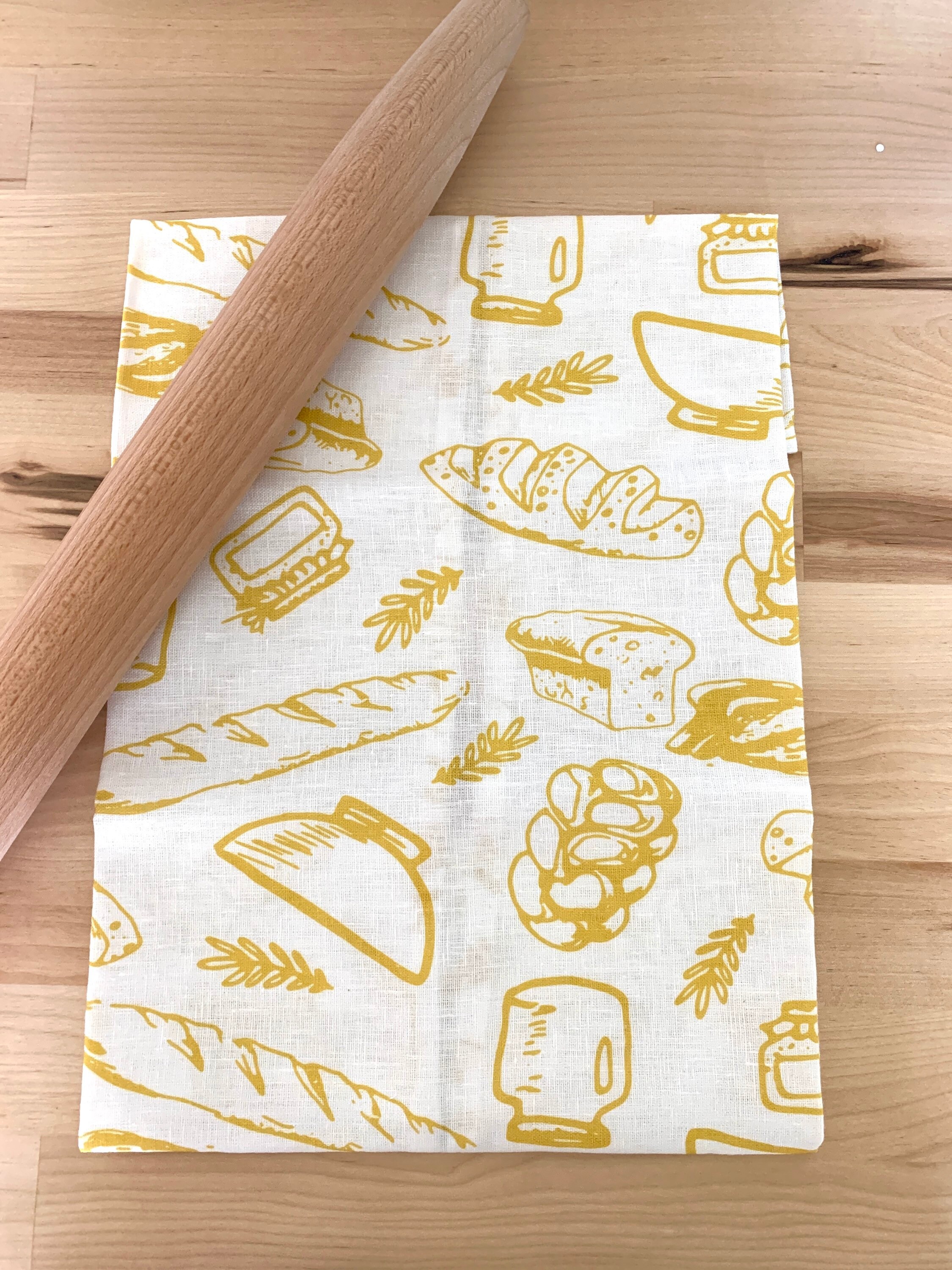 100 Linen Bread Tea Towel Bread Gift Baker Gift Hostess Etsy