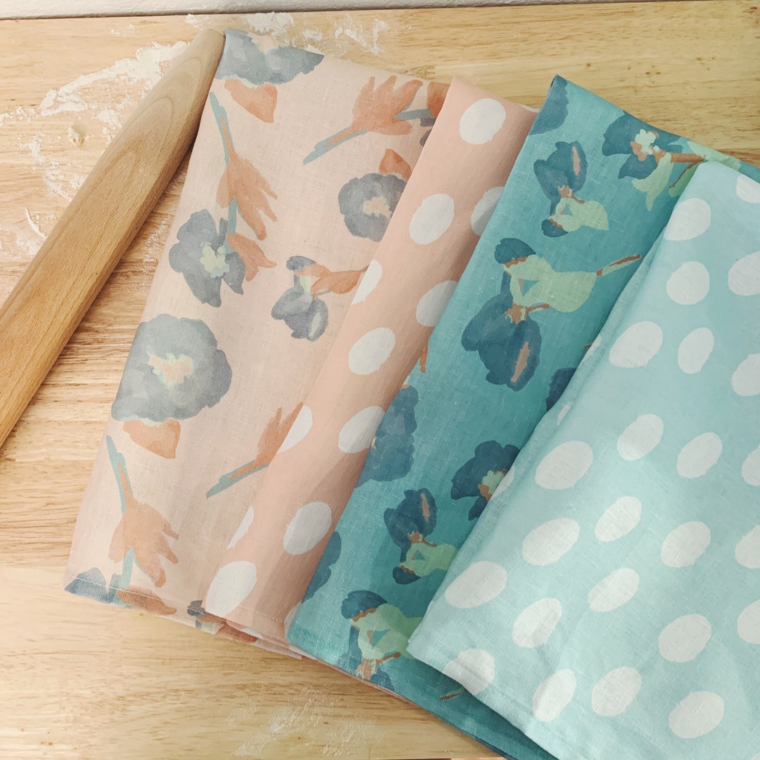 SET 100 Linen Bread Tea Towel Bread Gift Set Baker Gift Etsy