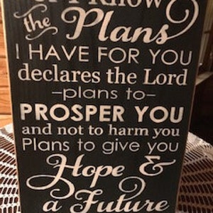 Jeremiah 29:11 sign 18x12 FREE SHIPPING Ready to go as pictured image 1