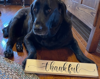 Thankful Sign - Shelf Sitter