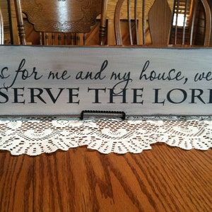 As for me and my house, we will serve the Lord primitive sign image 2