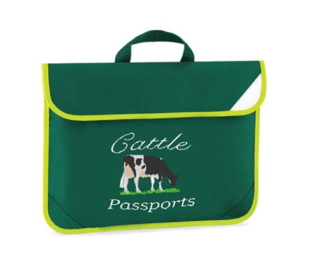 Cattle Passport Carry Bags Ideal for Market Days Breed of Cattle Can Be