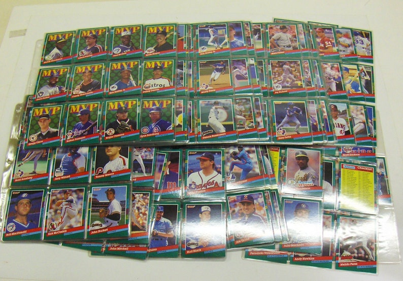 VINTAGE 1991 Leaf/Donruss™ Collectable Baseball Cards, Collector Cards, LOT Of 2 : Standard Set PLUS Extended Set image 2