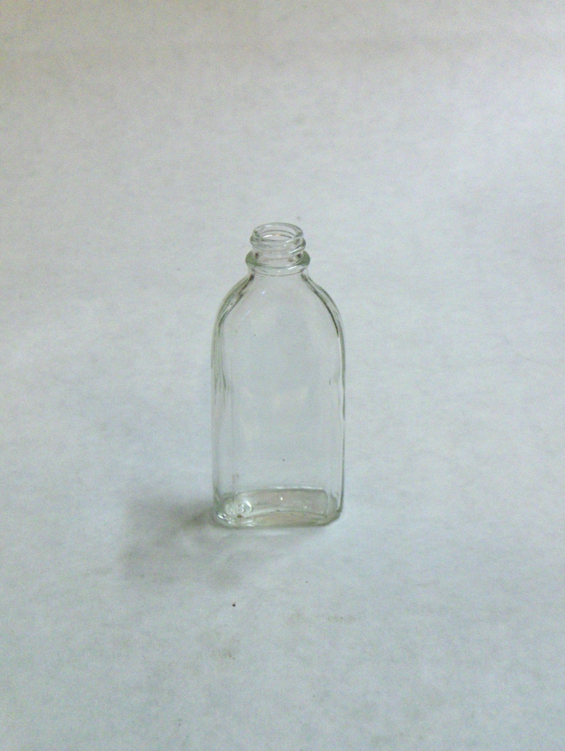 VINTAGE Apothecary Bottles in Bulk by Brockway Glass 2oz Clear