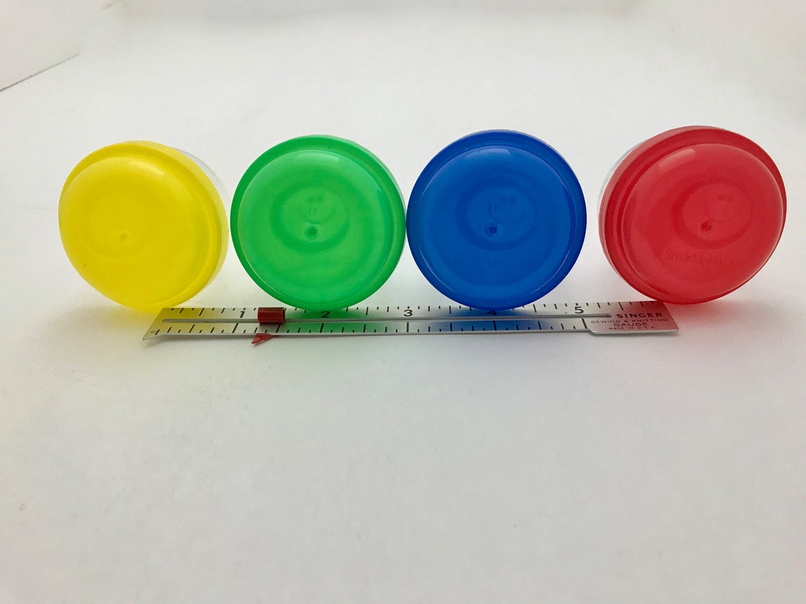 Gumball Machine Containers in Clear Plastic with Colorful Etsy