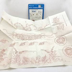 Blocs De Couette Vogart Crafts 14x14 - Tampon Floral 8341D - Pour Broderie Ou Peinture