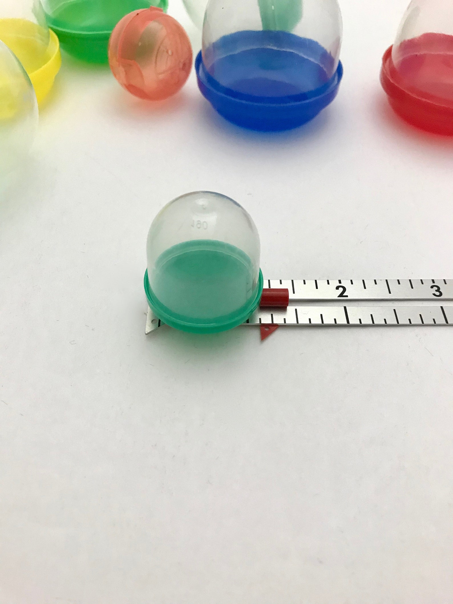 Gumball Machine Containers in Clear Plastic with Colorful Etsy