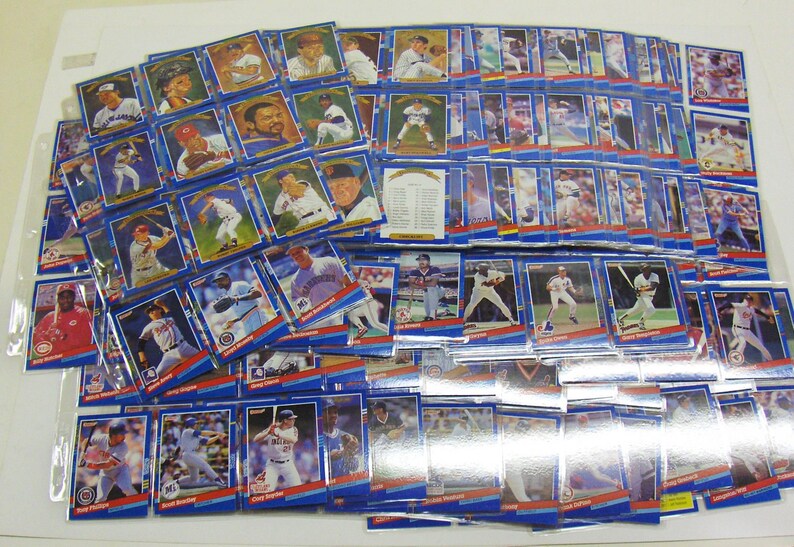 VINTAGE 1991 Leaf/Donruss™ Collectable Baseball Cards, Collector Cards, LOT Of 2 : Standard Set PLUS Extended Set image 1