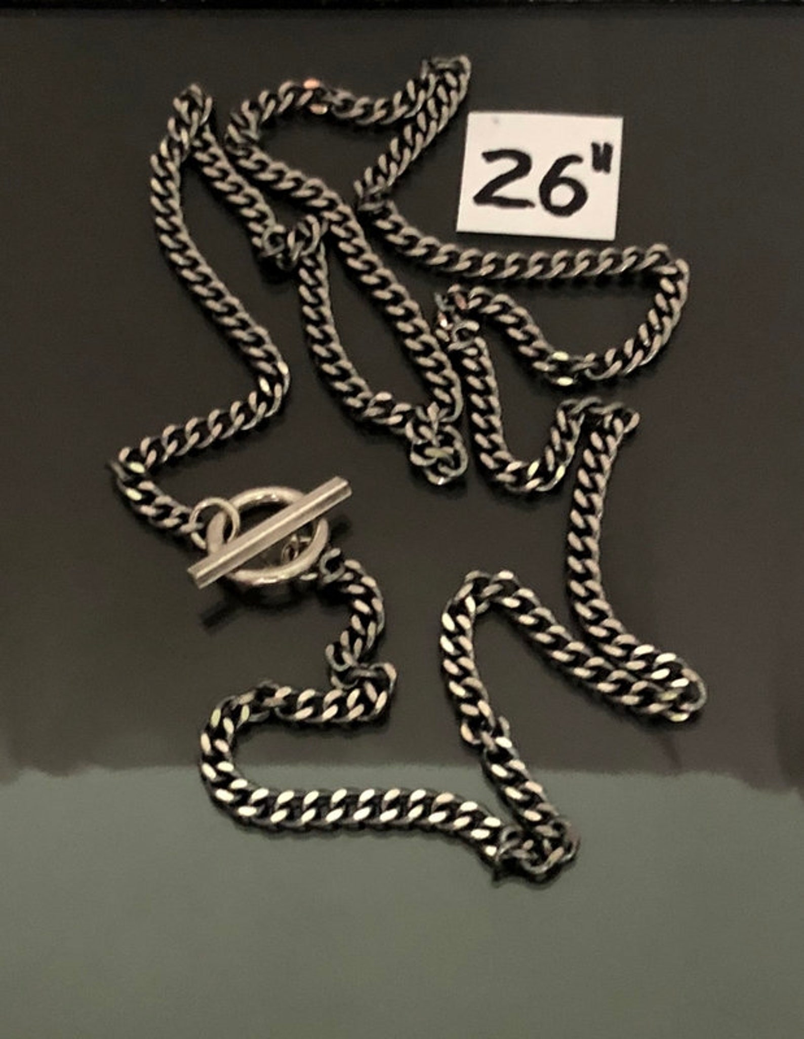 26 Sterling Silver Chain 26 Inches Silver Chain | Etsy