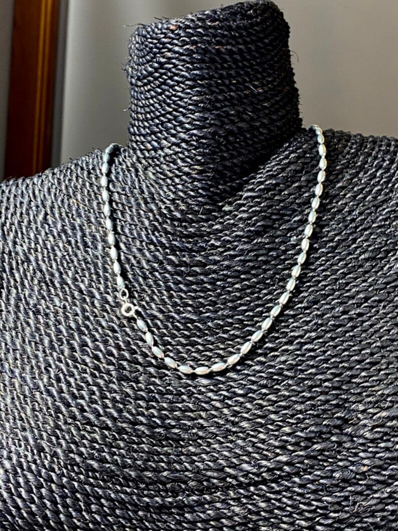 3mm very unique silver chain 16 inches silver chain