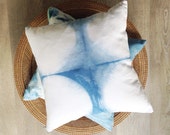 Hand Dyed Indigo Shibori Cushion Cover