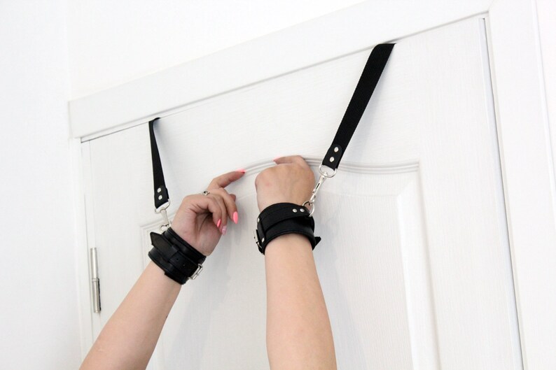 Bondage Over the Door Restraints BDSM Cuffs and Fetish Etsy India