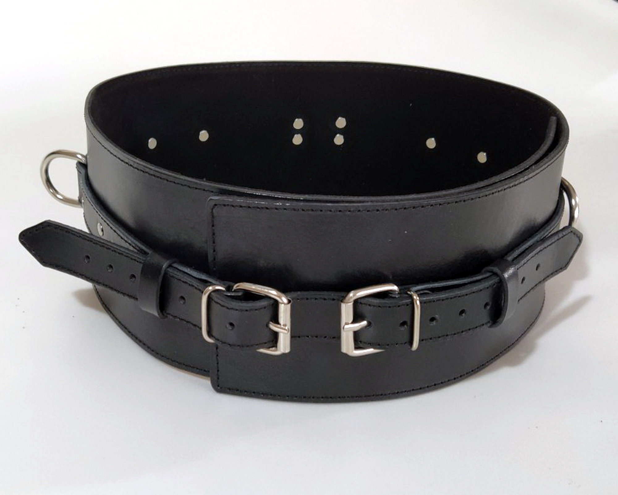 Wide Premium Waist Belt Bondage Bondage Belt With D-rings - Etsy