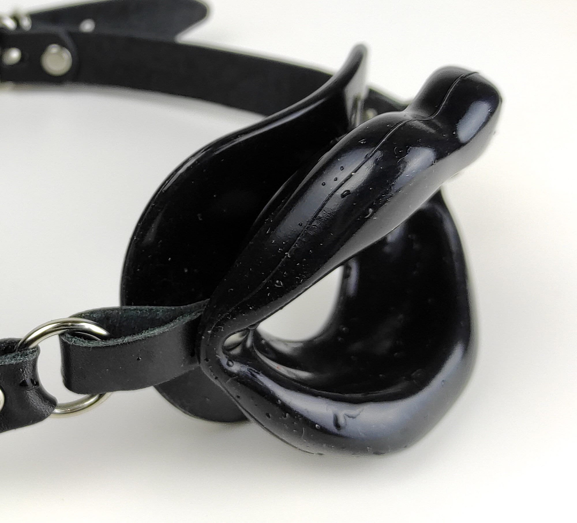 Oral Mouth Gaglip Shape Mouth Gag Silicone Gagleather Mouth Etsy
