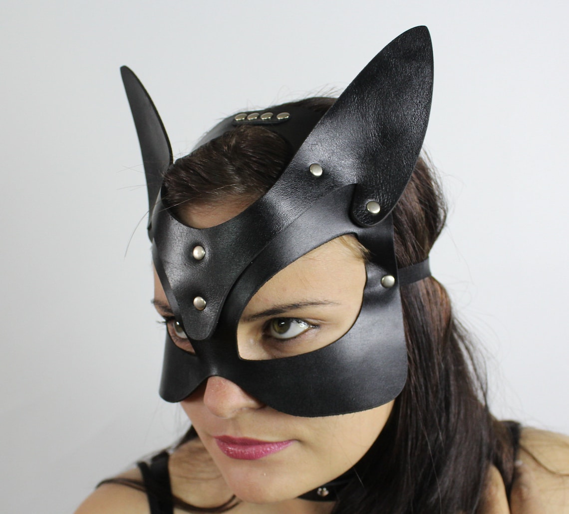 Leather maskLeather mask woman Leather mask fetish Adult Etsy