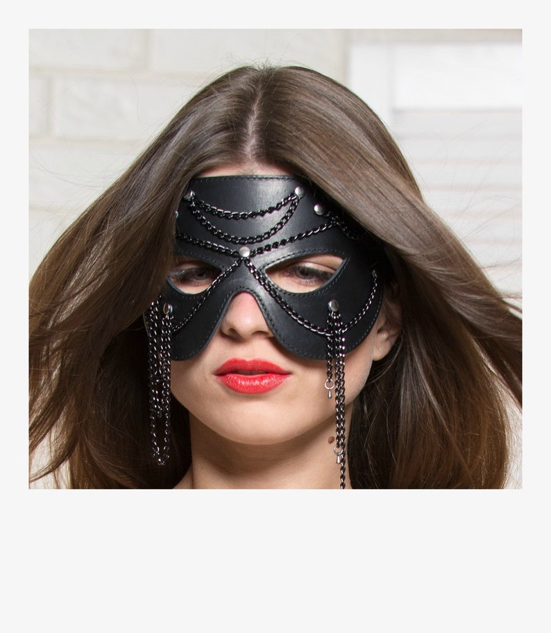 Leather maskLeather mask woman Leather mask fetish Adult Etsy