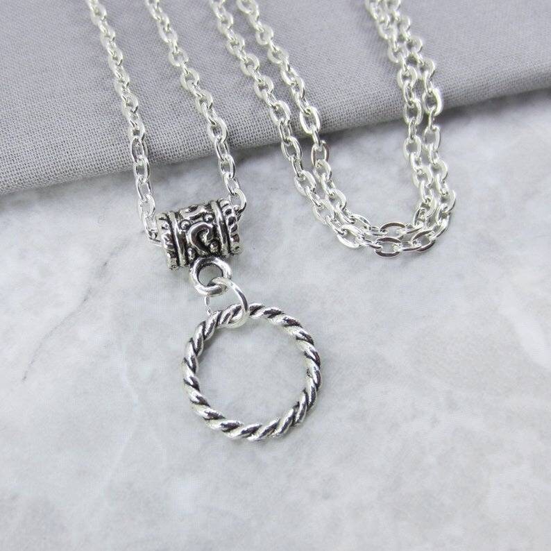 Eyeglass Chain with Loop Reading Glasses Chain Silver Etsy